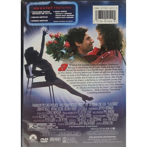 Flashdance (DVD, 2002) - Picture 2 of 2